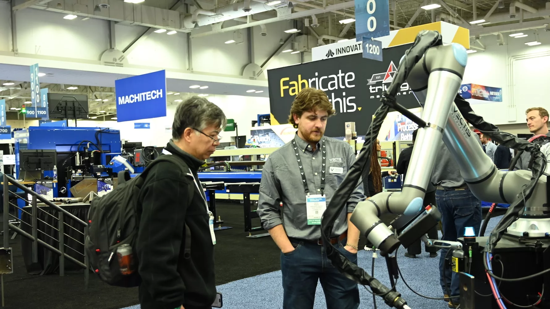 a demonstration at the 2025 steel conference in louisville